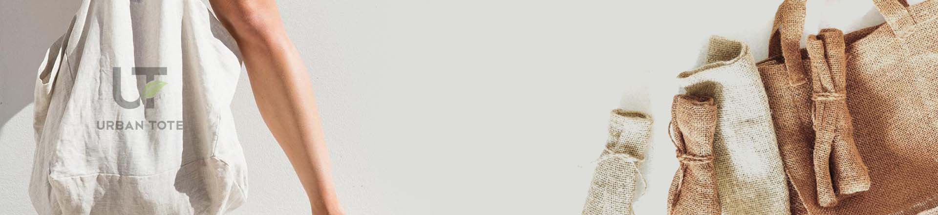 Urban Tote eco-friendly canvas and jute bags collection